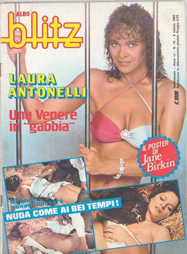 ALBO BLITZ magazine side cover Issue 10 9 March 1985