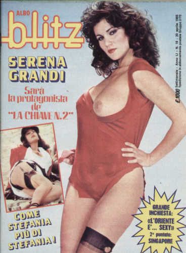 ALBO BLITZ magazine side cover Issue 16 20 April 1985
