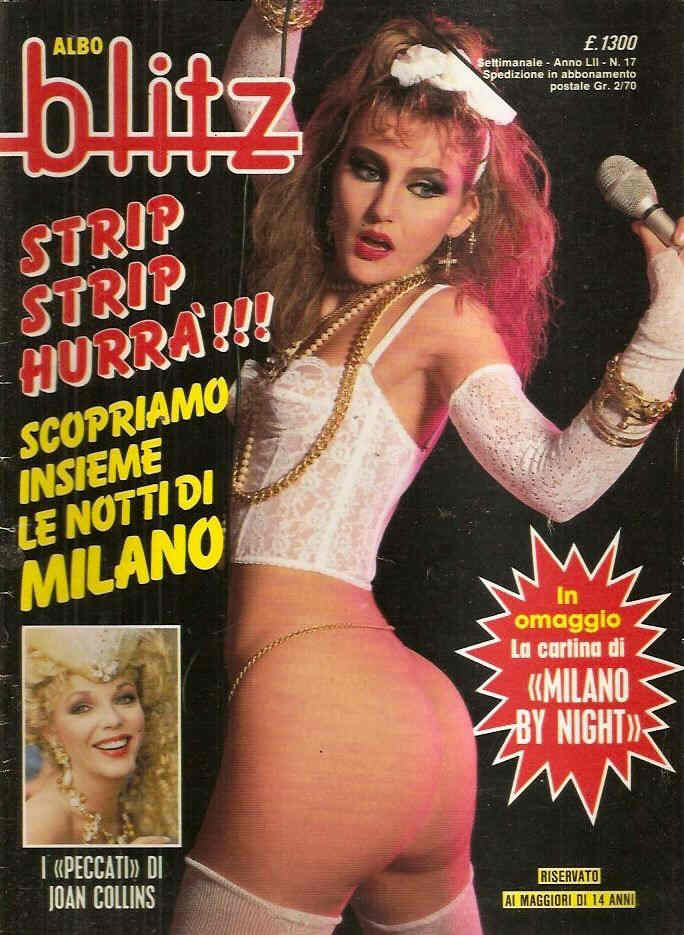 ALBO BLITZ magazine side cover Issue 17 25 April 1986