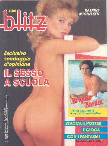 ALBO BLITZ magazine side cover Issue 39 26 September 1986