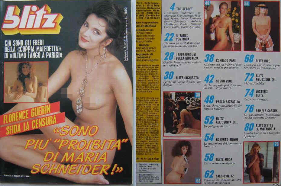 ALBO BLITZ magazine side cover Issue 17 22 April 1987