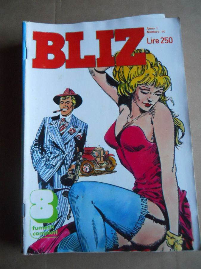 ALBO BLITZ magazine side cover Issue 14   1977