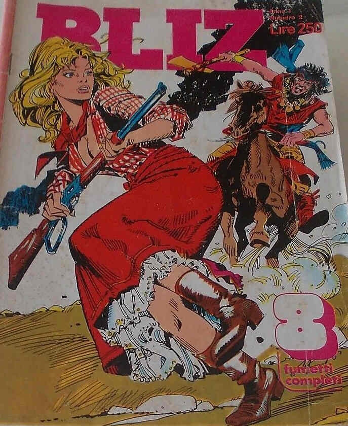 ALBO BLITZ magazine side cover Issue 2   1977