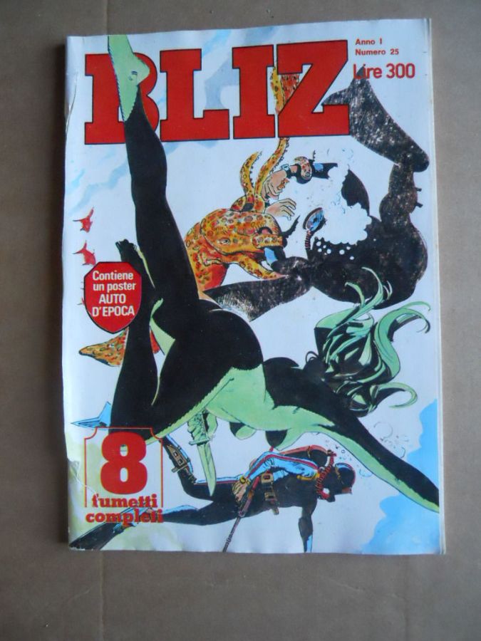 ALBO BLITZ magazine side cover Issue 25   1977