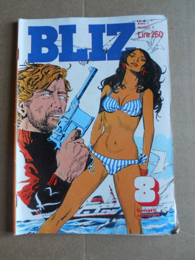 ALBO BLITZ magazine side cover Issue 3  1977