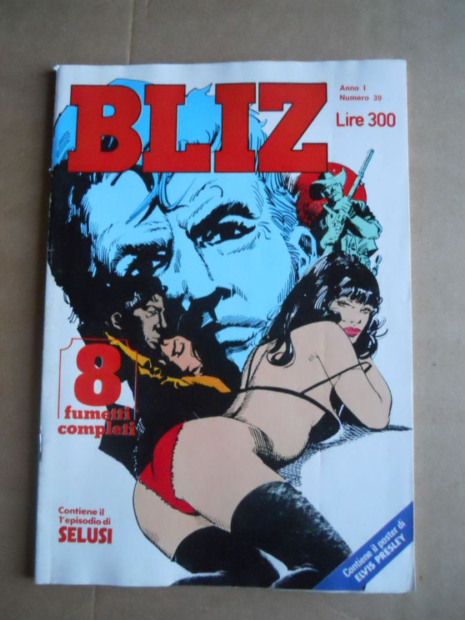 ALBO BLITZ magazine side cover Issue 39   1977