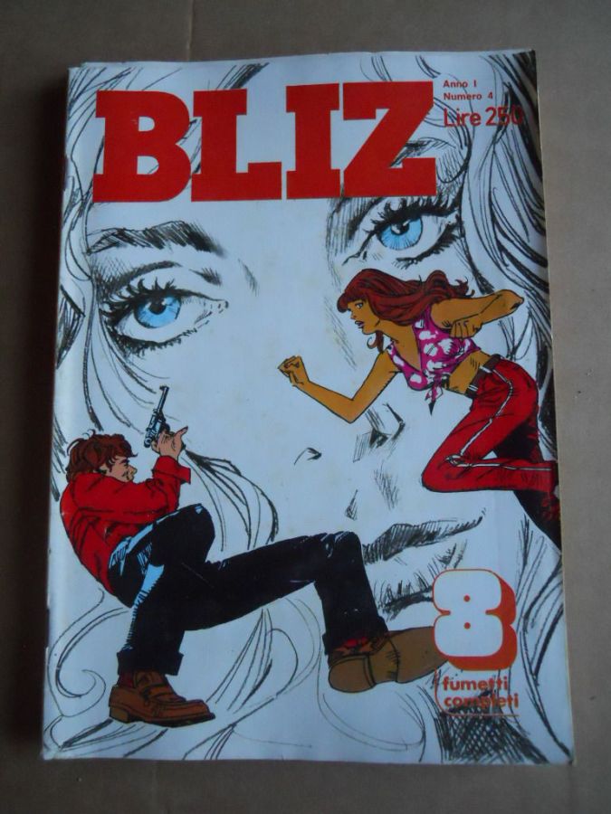 ALBO BLITZ magazine side cover Issue 4   1977
