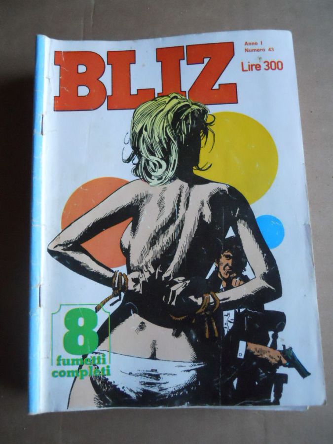 ALBO BLITZ magazine side cover Issue 43   1977