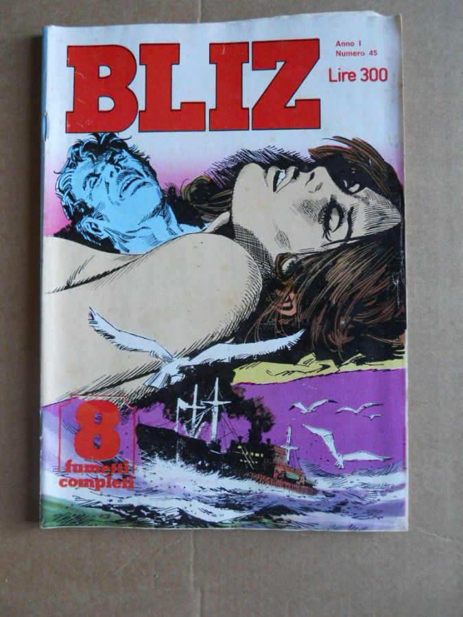 ALBO BLITZ magazine side cover Issue 45   1977