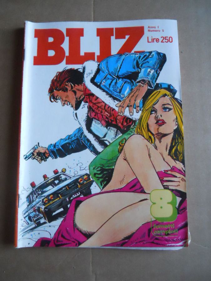 ALBO BLITZ magazine side cover Issue 5   1977