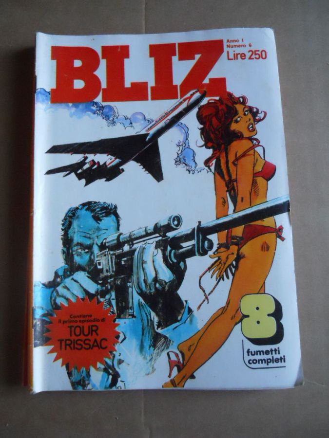 ALBO BLITZ magazine side cover Issue 6   1977