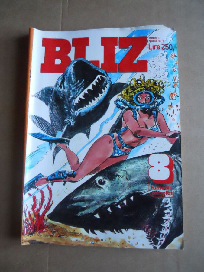 ALBO BLITZ magazine side cover Issue 9   1977
