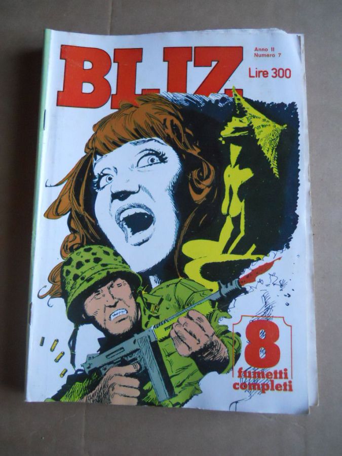 ALBO BLITZ magazine side cover Issue 7   1978