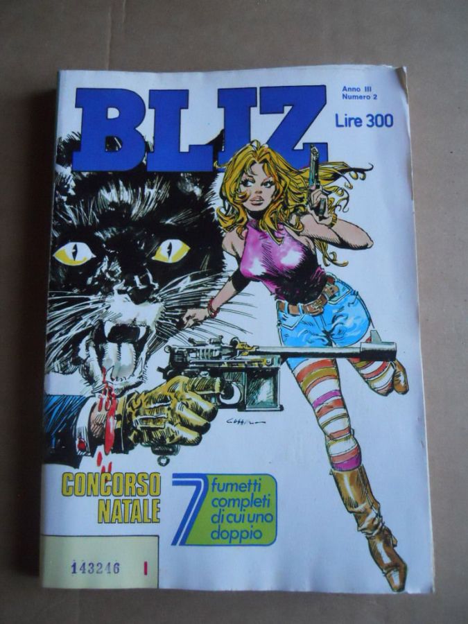 ALBO BLITZ magazine side cover Issue 2   1979
