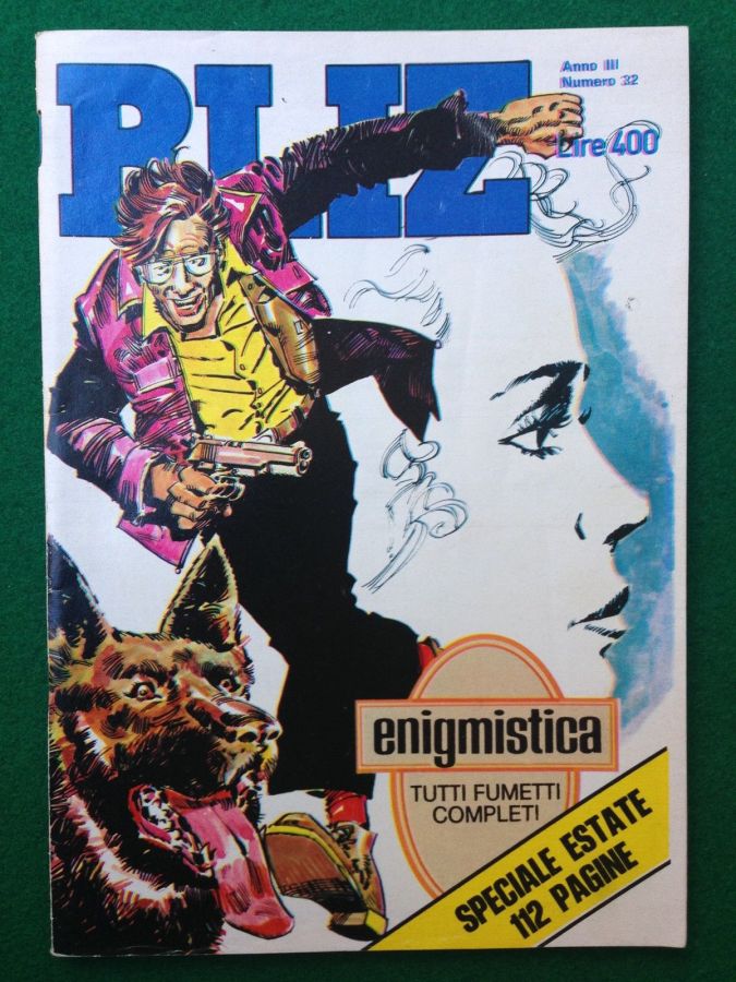 ALBO BLITZ magazine side cover Issue 32   1979