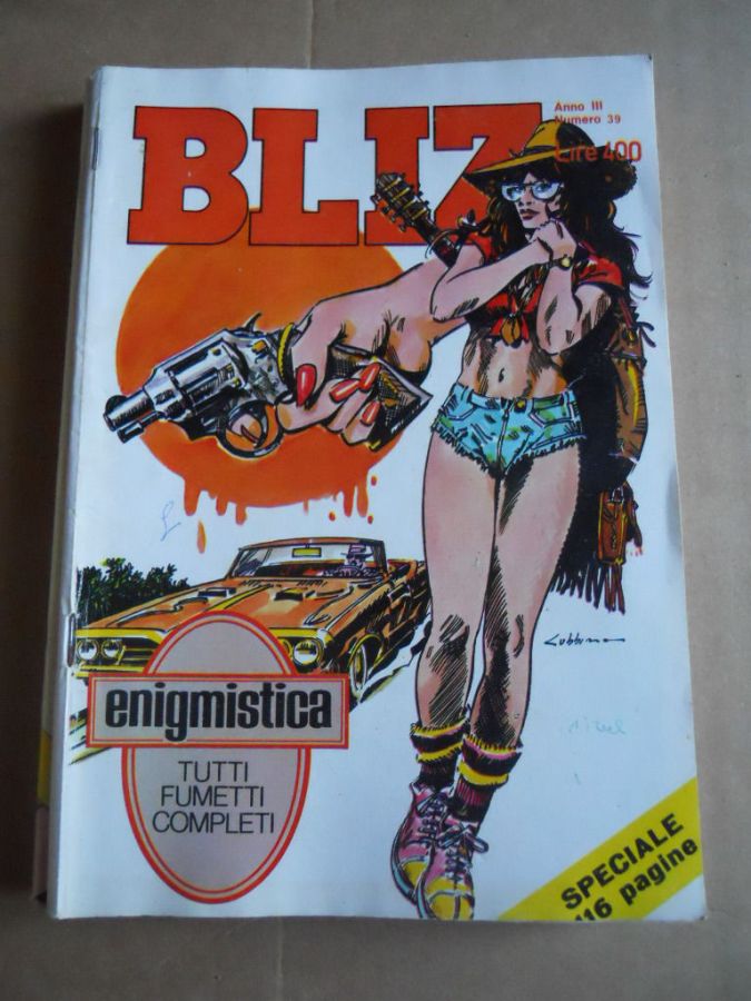ALBO BLITZ magazine side cover Issue 39   1979