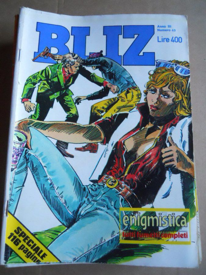 ALBO BLITZ magazine side cover Issue 40   1979