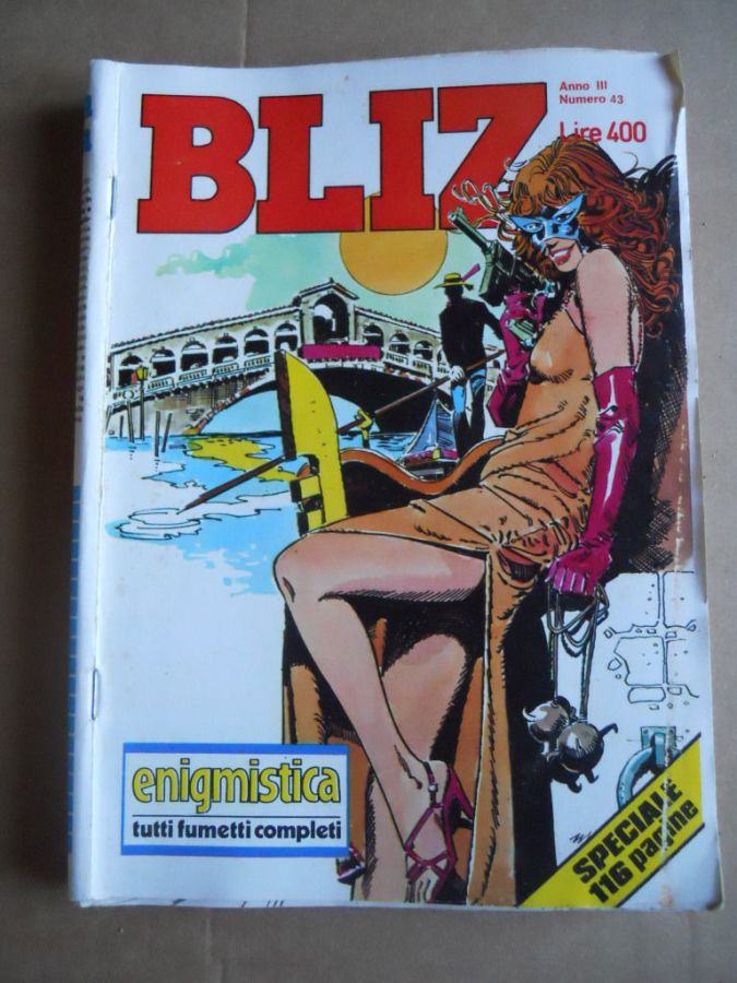 ALBO BLITZ magazine side cover Issue 43   1979