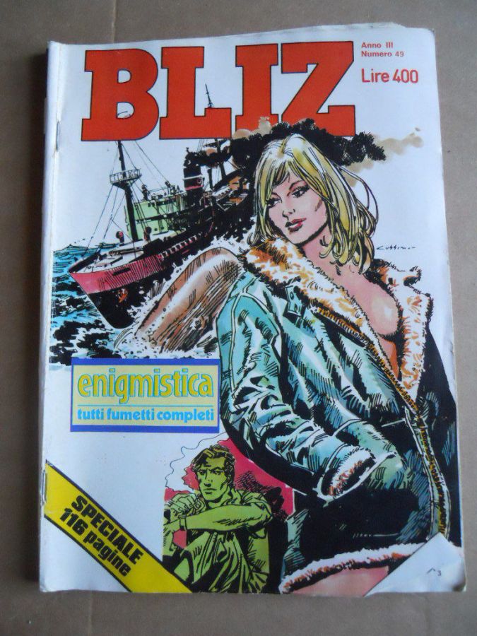 ALBO BLITZ magazine side cover Issue 49   1979