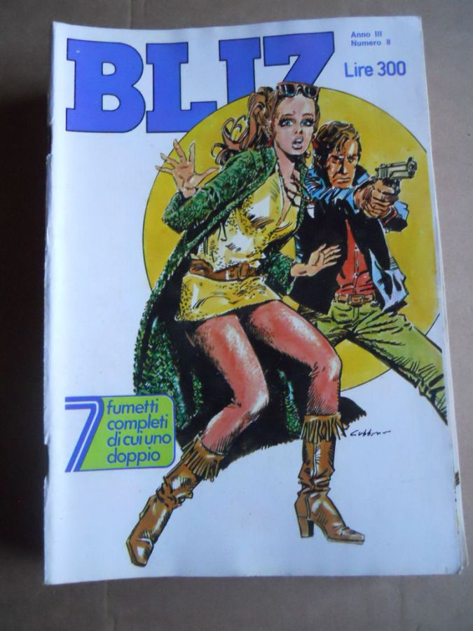 ALBO BLITZ magazine side cover Issue 8   1979