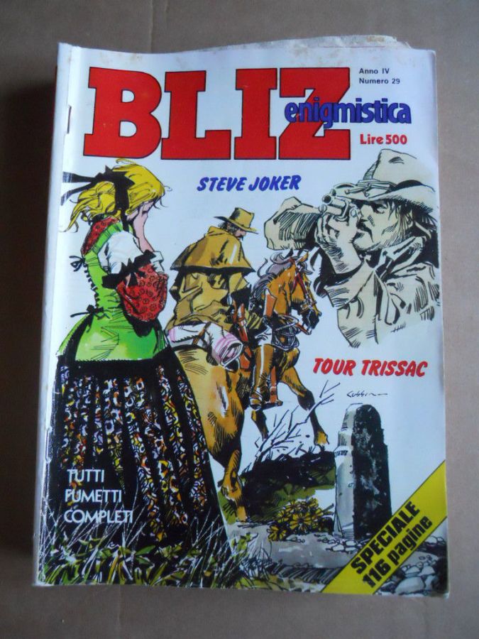 ALBO BLITZ magazine side cover Issue 29   1980