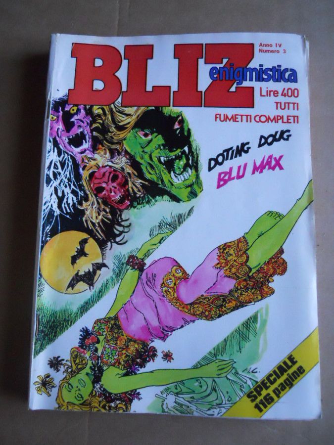ALBO BLITZ magazine side cover Issue 3   1980