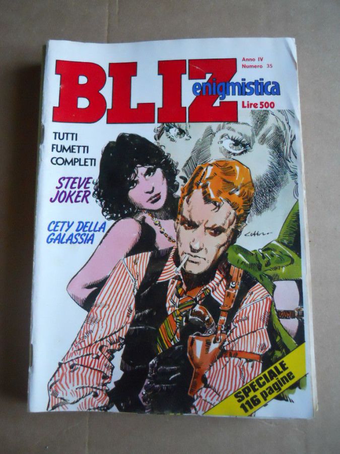 ALBO BLITZ magazine side cover Issue 35   1980