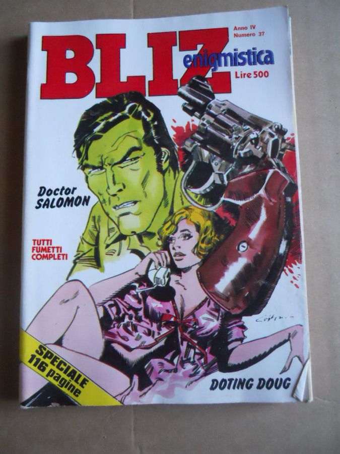 ALBO BLITZ magazine side cover Issue 37   1980