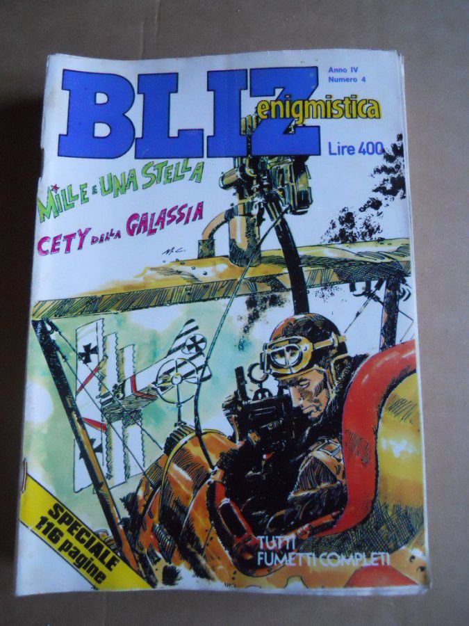 ALBO BLITZ magazine side cover Issue 4   1980