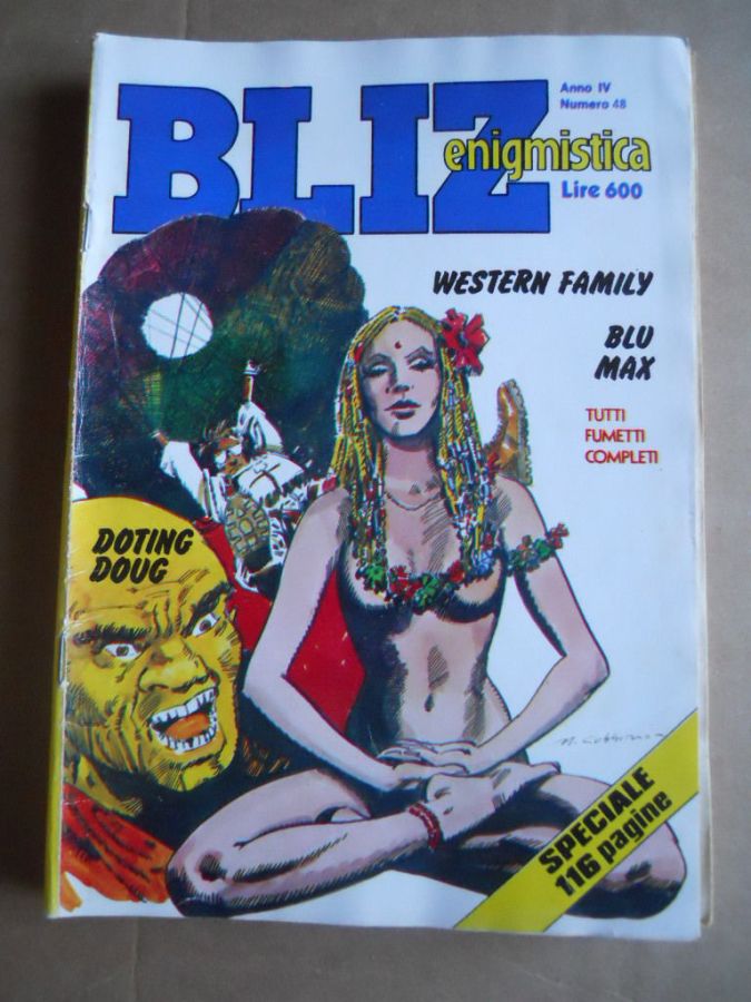 ALBO BLITZ magazine side cover Issue 48   1980