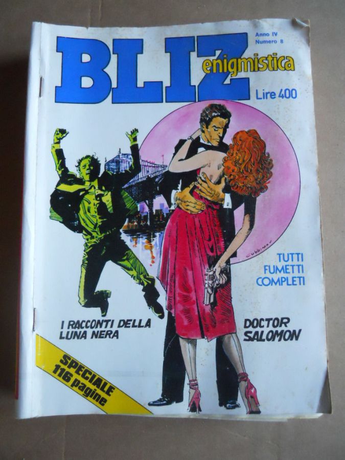 ALBO BLITZ magazine side cover Issue 8   1980