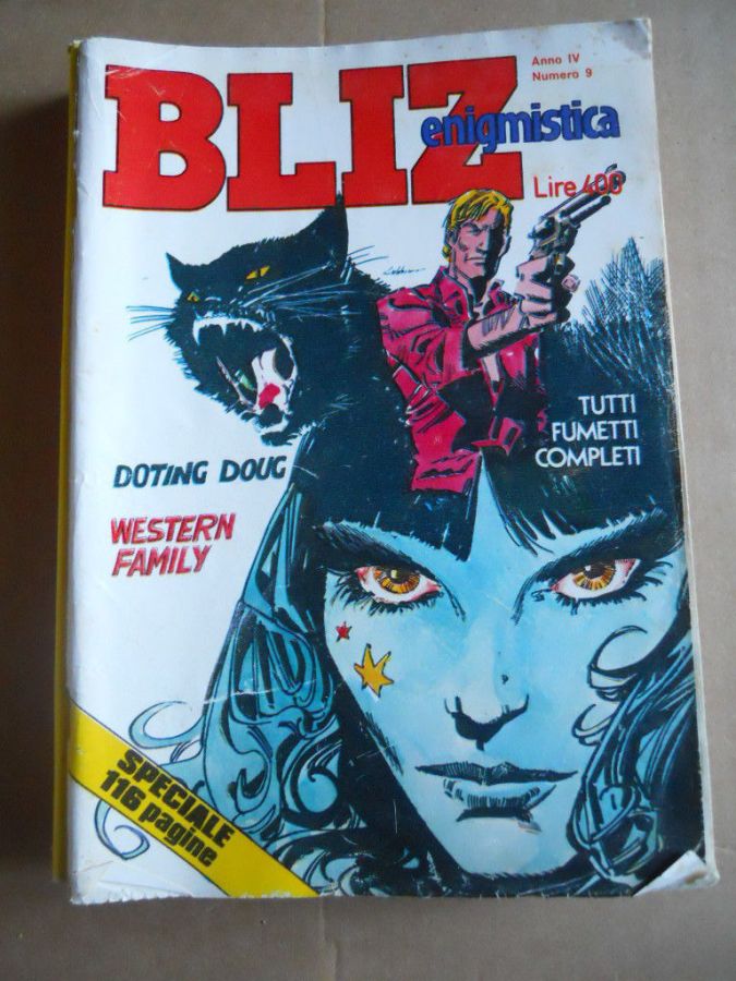 ALBO BLITZ magazine side cover Issue 9   1980