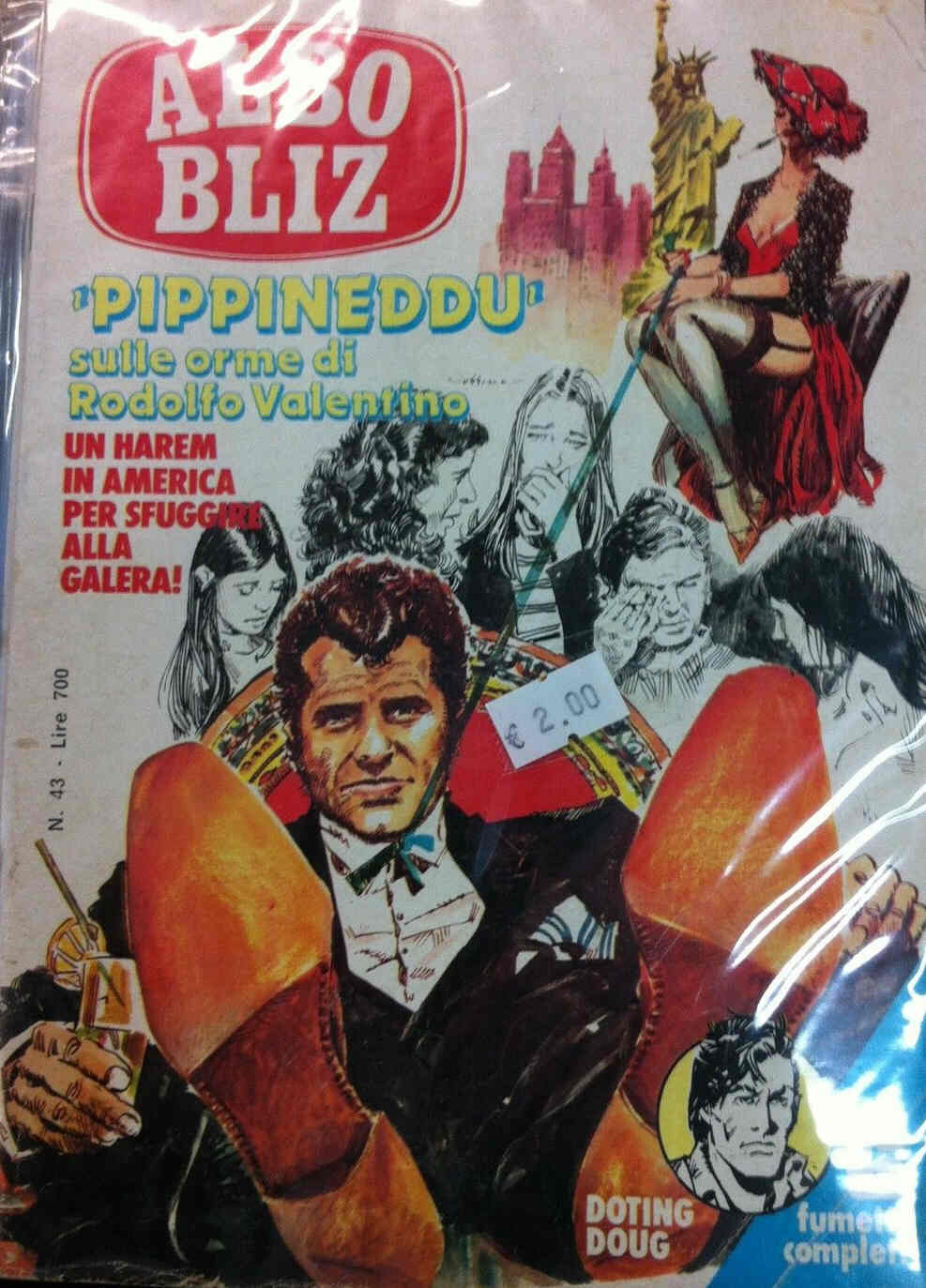 ALBO BLITZ magazine side cover Issue 43 28 October 1981
