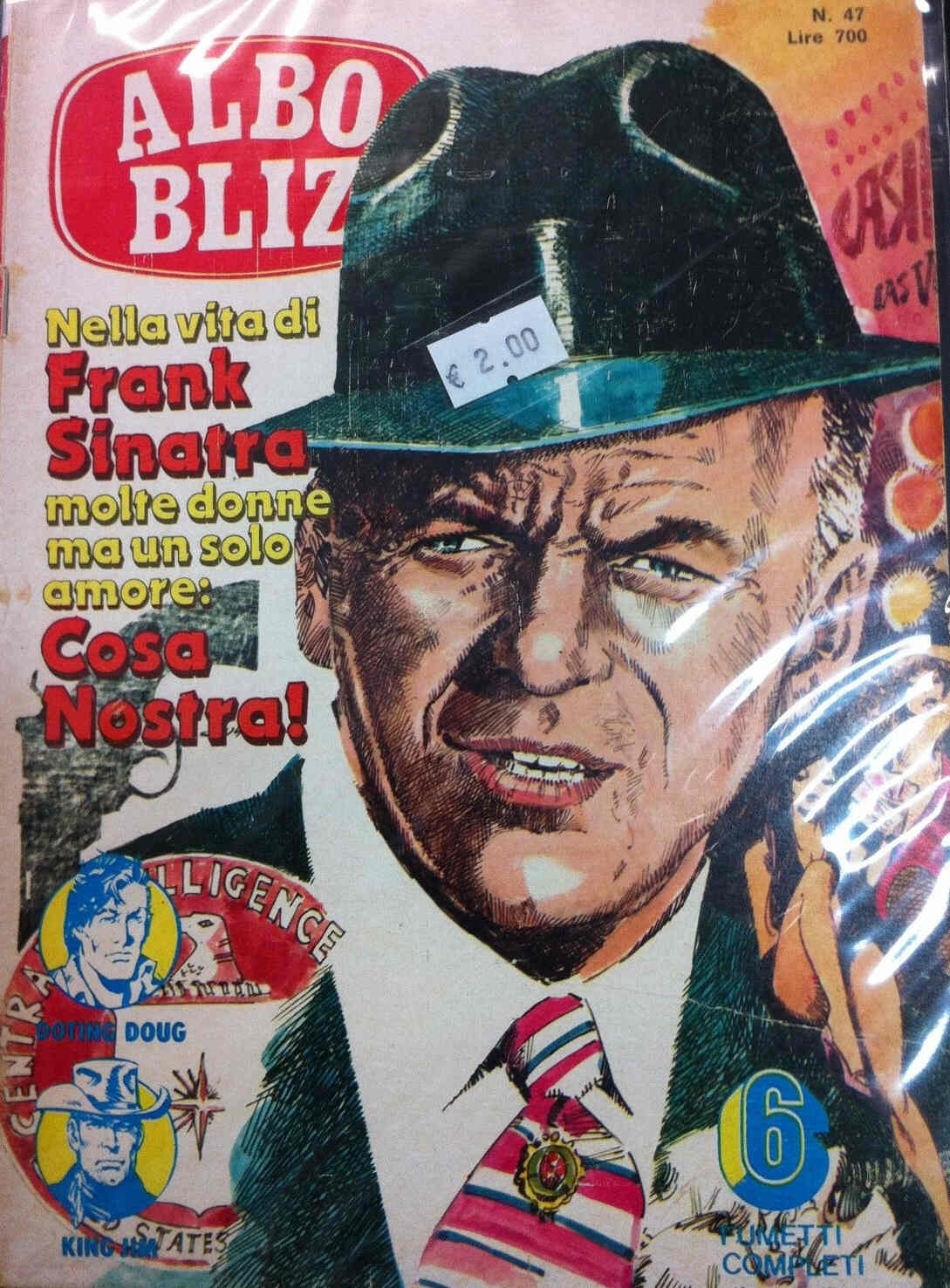 ALBO BLITZ magazine side cover Issue 47 25 November 1981