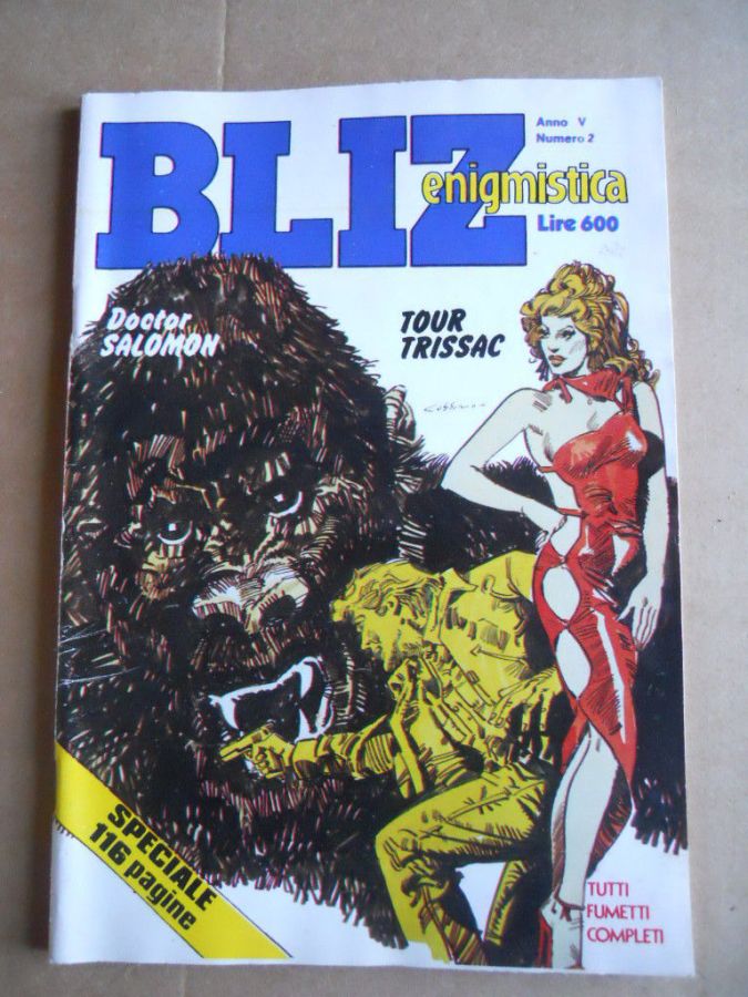 ALBO BLITZ magazine side cover Issue 2   1981