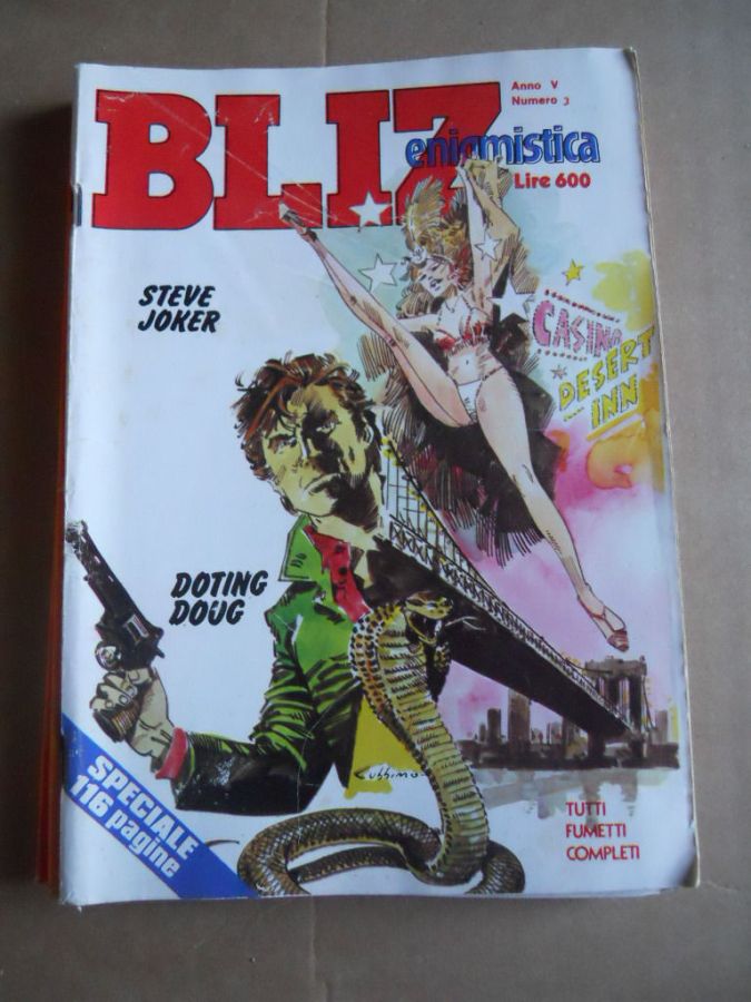 ALBO BLITZ magazine side cover Issue 3  1981