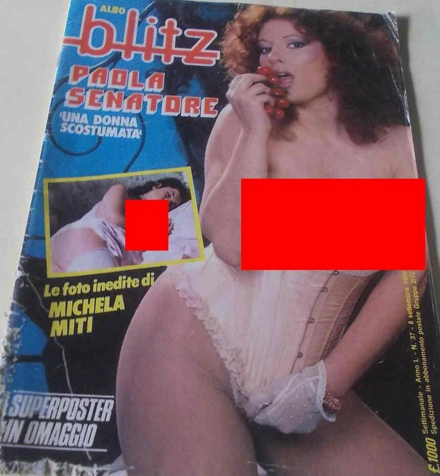 ALBO BLITZ magazine side cover Issue 37 8 September 1984