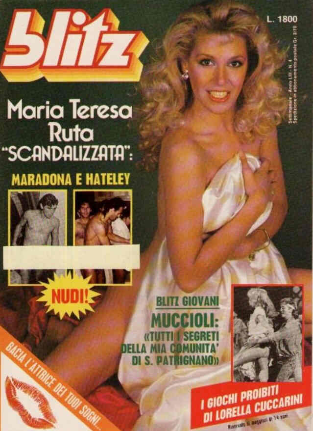ALBO BLITZ magazine side cover Issue 4 23 January 1987