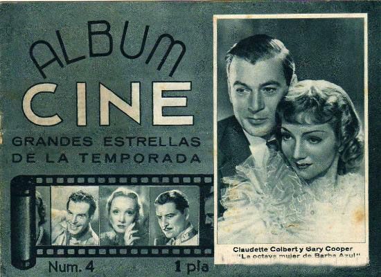 ALBUM CINE magazine side cover Issue 4  