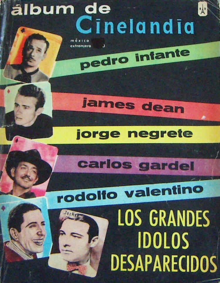 ALBUM DE CINELANDIA magazine side cover  12 October 1957