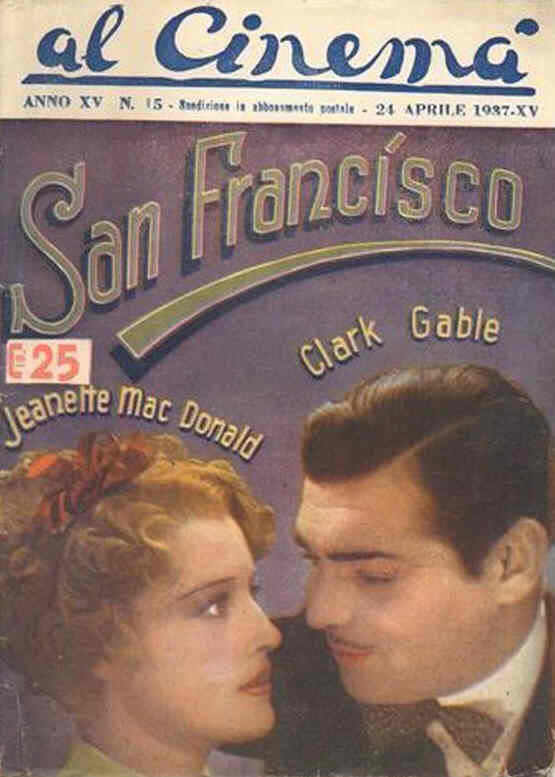 AL CINEMA magazine side cover Issue 15 24 April 1937