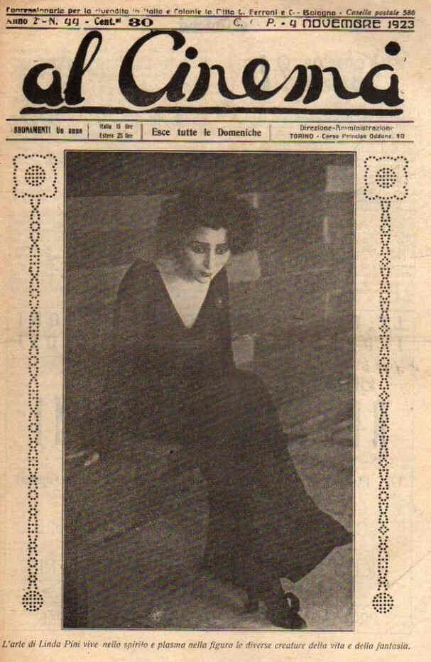 AL CINEMA magazine side cover Issue 44 4 November 1923