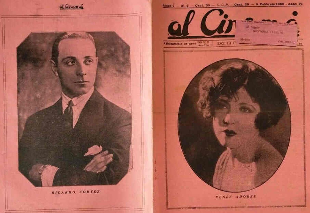 AL CINEMA magazine side cover Issue 6 5 February 1928