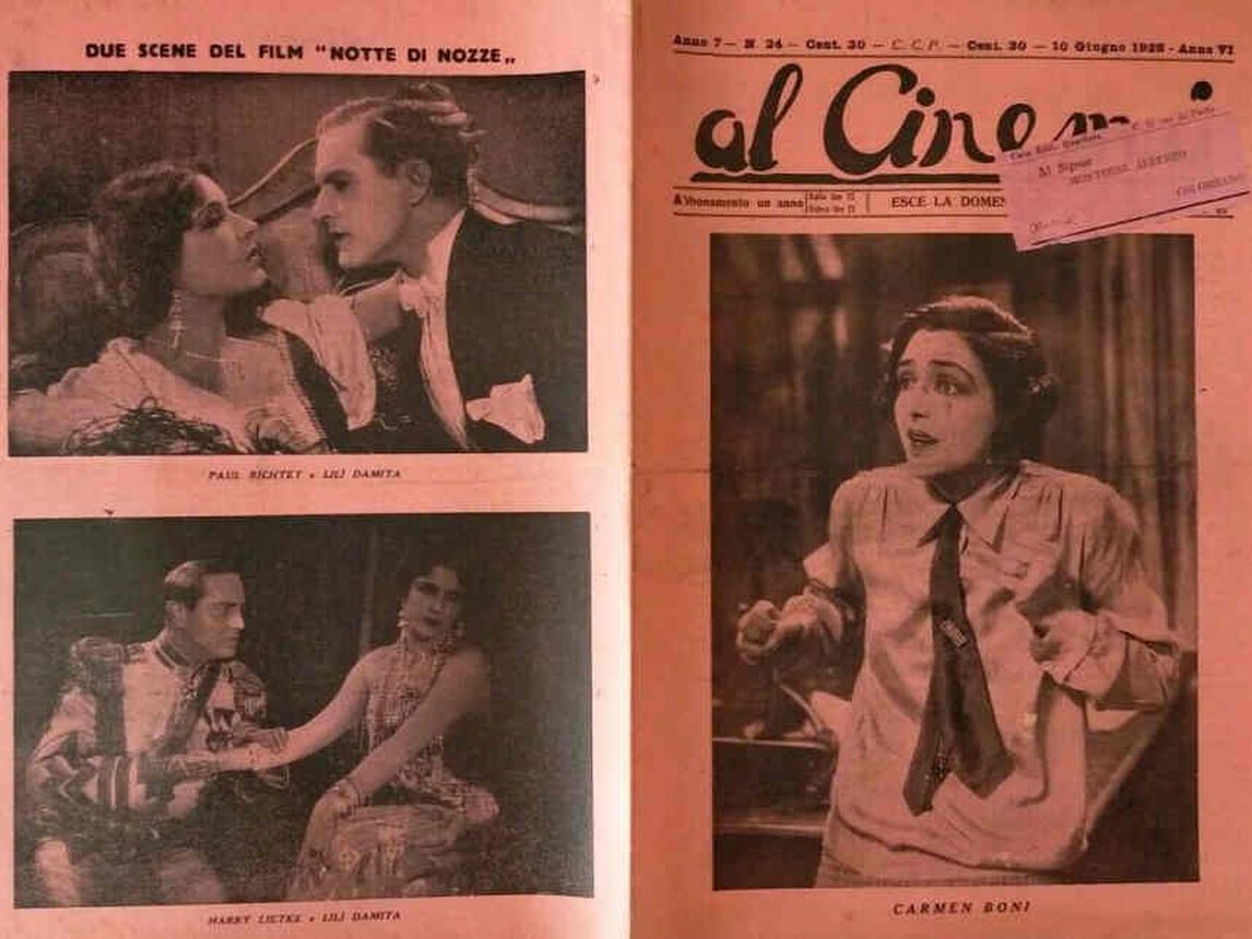 AL CINEMA magazine side cover Issue 24 10 June 1928