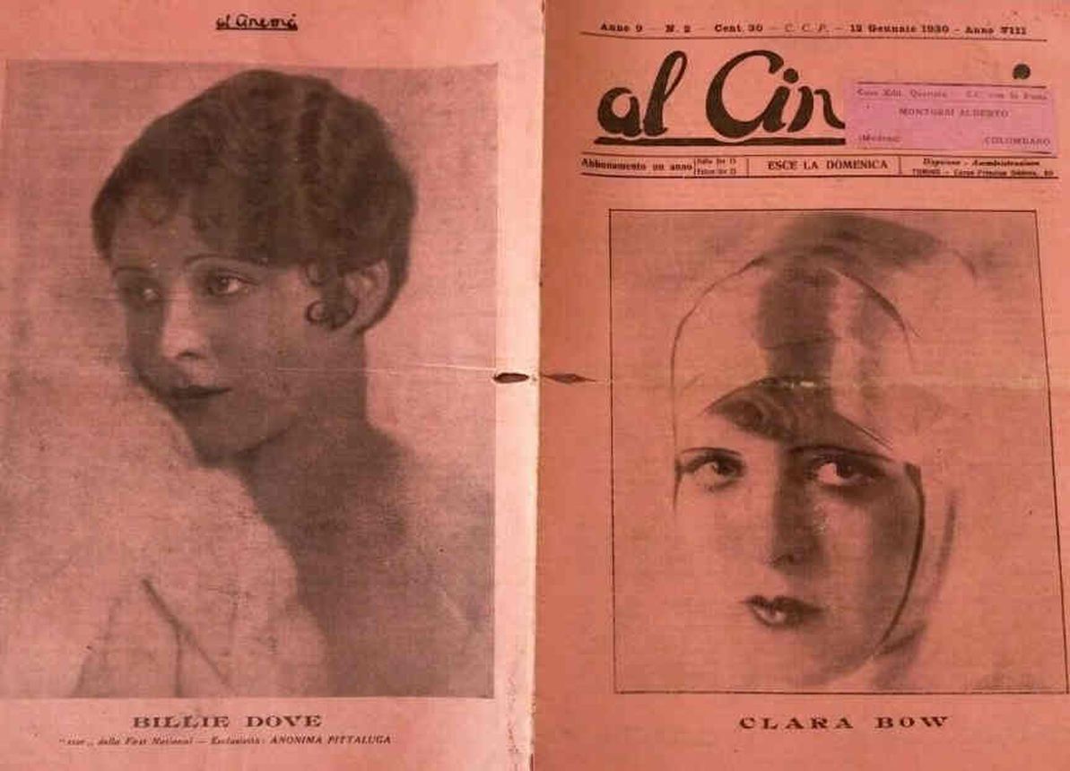 AL CINEMA magazine side cover Issue 2 12 January 1930