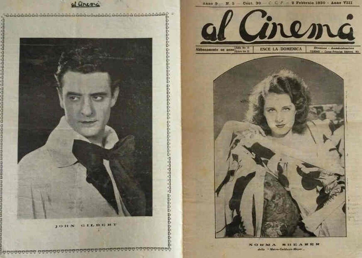 AL CINEMA magazine side cover Issue 5 2 February 1930