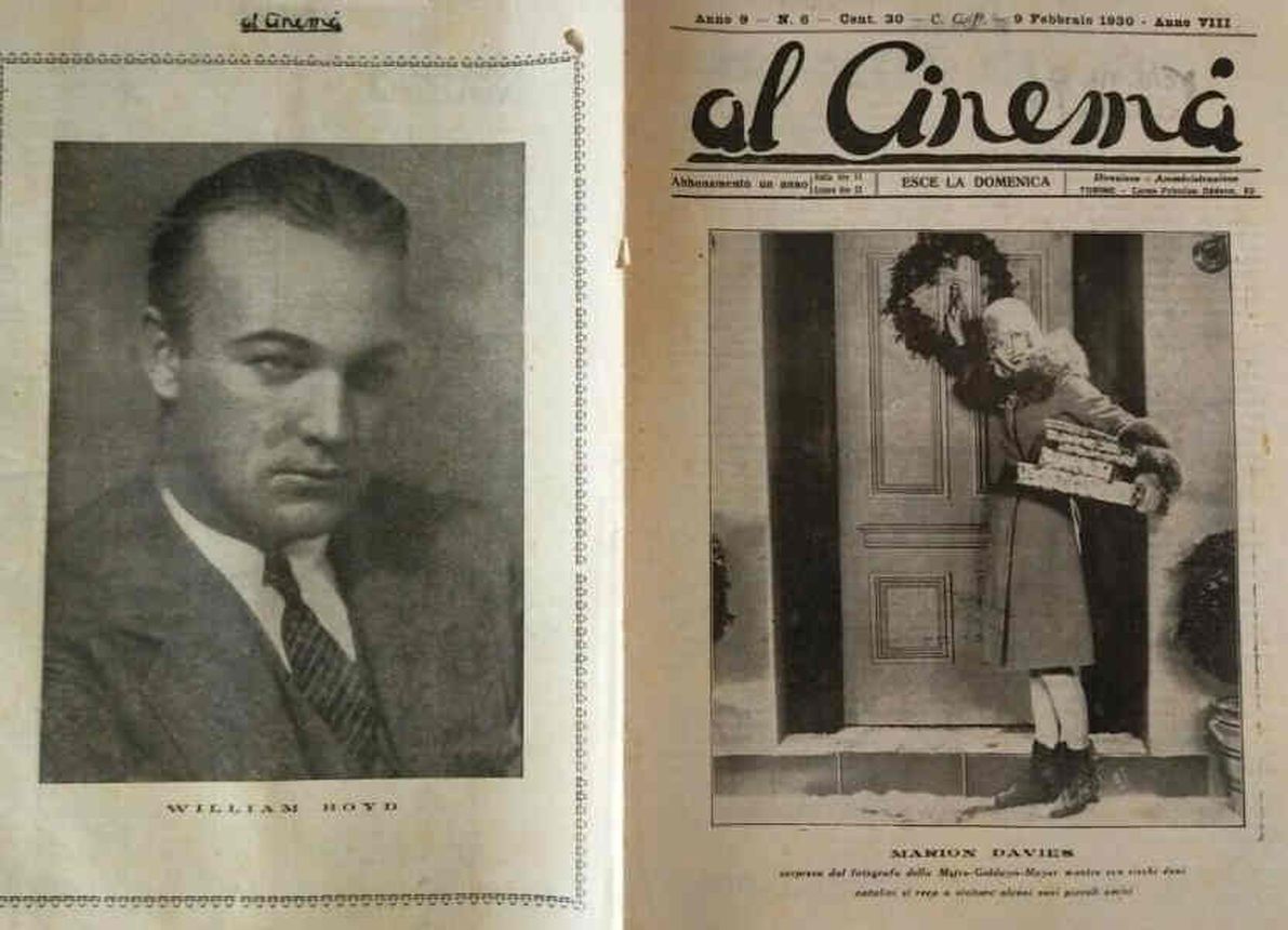 AL CINEMA magazine side cover Issue 6 9 February 1930