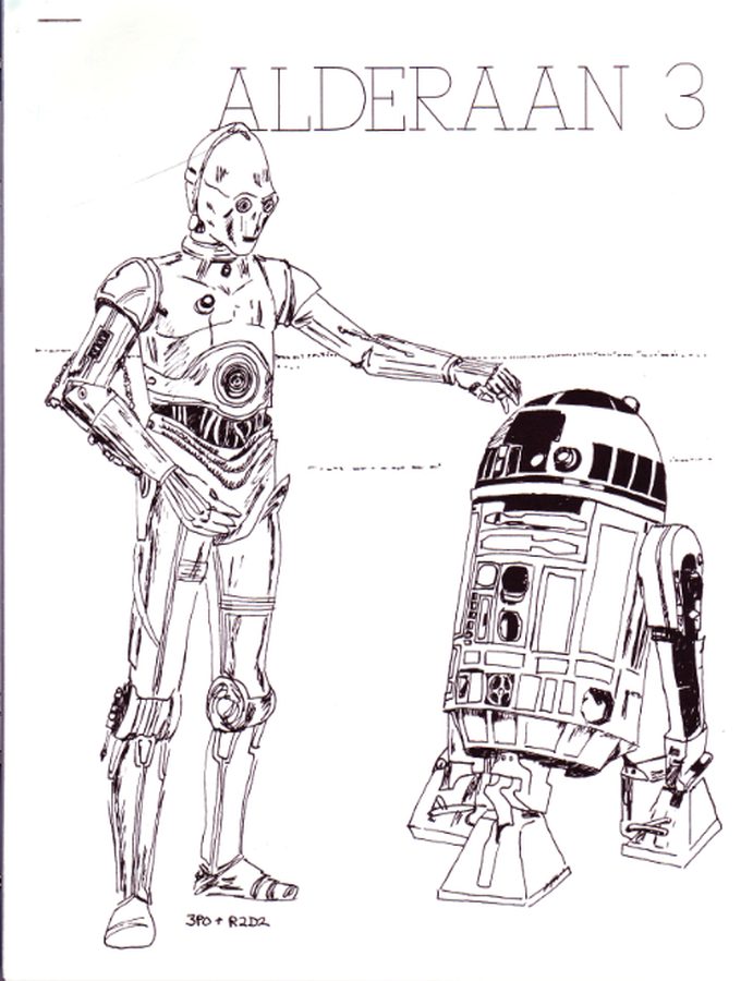 ALDERAAN magazine side cover Issue 3 September 1978