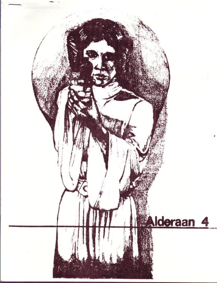 ALDERAAN magazine side cover Issue 4 February 1979