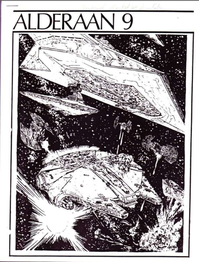 ALDERAAN magazine side cover Issue 9 August 1980